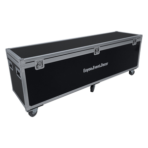 Flight Case <span class=keywords><strong>ATA</strong></span> per Pali e Barre per Pipe and Drape, Flight Case Lungo con Ruote Frenabili, Logo Personalizzato per Noleggio Eventi - Product Image 2