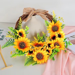 <span class=keywords><strong>Guirnalda</strong></span> de Girasoles Artificiales y <span class=keywords><strong>Guirnalda</strong></span> Navideña al por Mayor para Decoración de Acción de Gracias y Halloween, No Tóxica, Reutilizable, para Uso en Interiores - Product Image 2