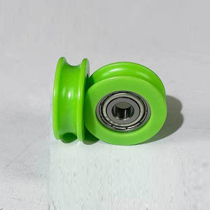 Ruedas <span class=keywords><strong>de</strong></span> Acero al Carbono con Rodamientos a Precio Económico Personalizadas, Ruedas <span class=keywords><strong>de</strong></span> Polea Pequeñas <span class=keywords><strong>de</strong></span> Nailon con Ranura en U y Rodamientos - Product Image 3