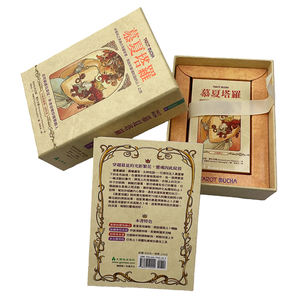 ชุดไพ่ทาโรต์โมราเวียคุณภาพสูง มูชา อาร์ต สไตล์ไบแซนไทน์ ไพ่ทาโรต์มูชา ขอบเคลือบทองโฮโลแกรม พร้อมกล่อง - Product Image 4