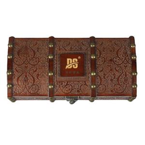 Boîte de rangement rectangulaire en bois MDF de haute qualité, fabriquée à la main, pour services à thé, modèle DS Custom Handmade Classical Treasure Case DST-2005, commande personnalisée pour cadeau. - Product Image 4