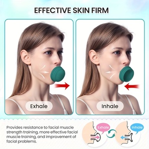<strong>Facial</strong> Muscle <strong>Exerciser</strong> for Firming Skin for Women's Face Neck and Jaw Portable Silicone <strong>Facial</strong> Exercise Machine for Lifting up - Product Image 5