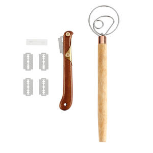 Design pane zoppo Set di pane in legno che segna lama ad arco lamed pasta per tagliare gadget da cucina - Product Image 6