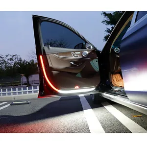 Accessoires universels de <span class=keywords><strong>voiture</strong></span> 12v rouge blanc <span class=keywords><strong>bande</strong></span> de bienvenue stroboscopique <span class=keywords><strong>clignotant</strong></span> ouverture de porte de <span class=keywords><strong>voiture</strong></span> <span class=keywords><strong>LED</strong></span> voyant d'avertissement - Product Image 1