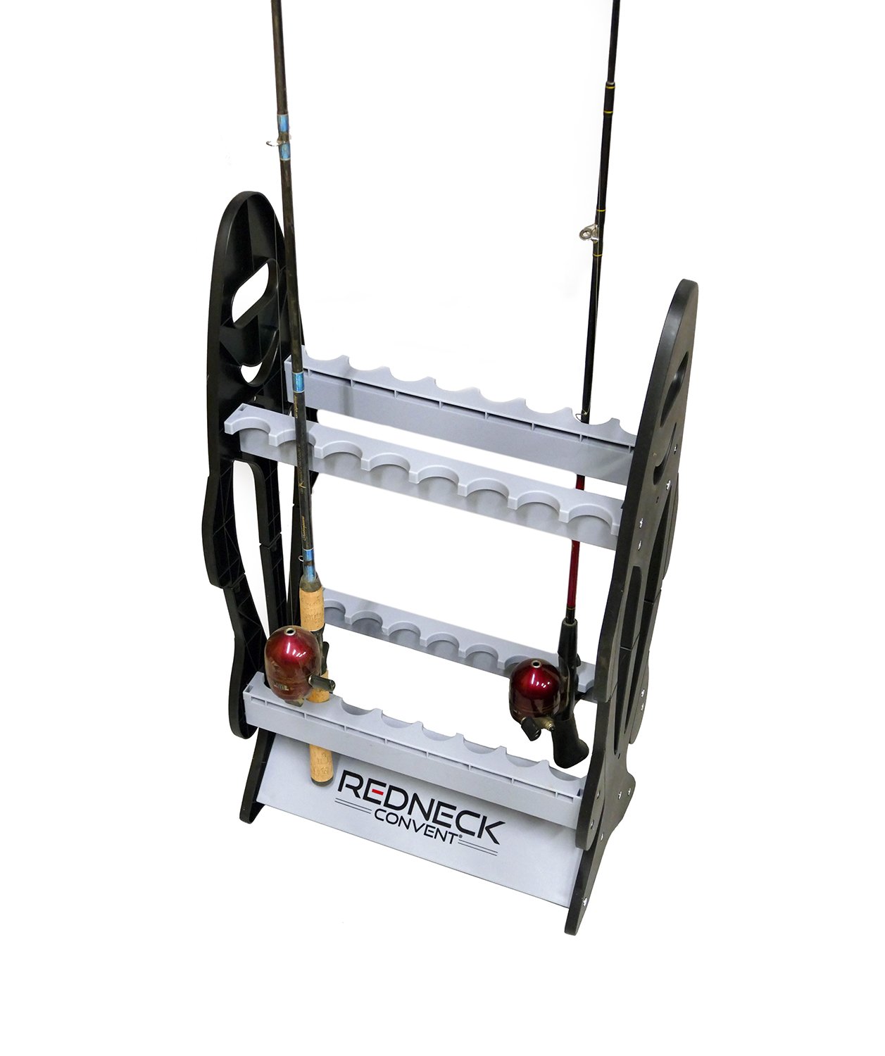 Vertical Pesca Engrenagem Pólo Titular para 16 Rod e Carretel Combos Acessórios Pesca Rod Stand Armazenamento Titular Rack