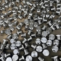 Bouchon fileté hexagonal en acier inoxydable à prix d'usine pour le traitement de l'eau et les systèmes de canalisations