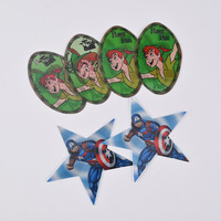 Carte Collezionabili Anime a Forma di Stella a Cinque Punte, Giocattolo Educativo 3D Ovale per Bambini 0-3M in Carta