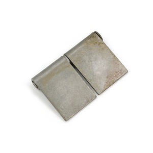 Charnières de soudure <span class=keywords><strong>2</strong></span> pièces en acier, bande de soudure pour portes, hauteur 80mm, DIN Droit, robustes pour garage, abri, machines - Product Image 3