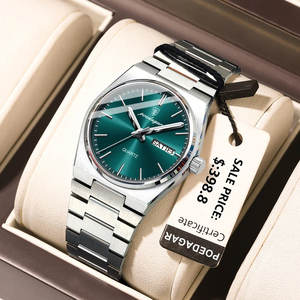 Reloj Elegante de Acero Inoxidable de Lujo Poedagar 786 para Mujer, Resistente al Agua, Luminoso, con Fecha, Reloj de Cuarzo para Mujer - Product Image 1