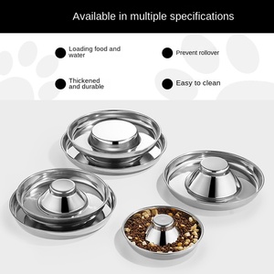 Tazón de Acero Inoxidable Antiasfixia para <span class=keywords><strong>Perros</strong></span> y Gatos, Comedero Lento, Diseño Personalizable, Fabricante OEM/ODM - Product Image 2