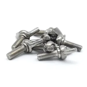 Wing Bolt Butterfly Screw 304 Stainless Steel M3 M4 M5 M6 M8 M10 Thumb Screw Flat Head Shanghai DIN FOB/CIF OEM/ODM CN SHG Oking