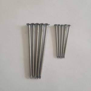 Polished Common Round Iron Wire Wood <b>Nails</b> Smooth Shank Q195 Grade Sharp Point 2.8mmx60mm & 4.4x100mm 5kg Per Box - Product Image 1