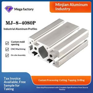 Perfil de Aluminio Industrial 4080*5 de Alta Resistencia para Montaje en Línea, Venta al Por Mayor Directo de Fábrica - Product Image 1