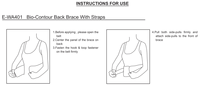 E-Life E-WA401 Ceinture de soutien lombaire respirante pour soulager les douleurs du bas du dos et maintenir la taille