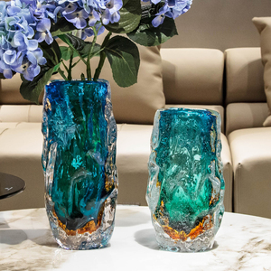 <span class=keywords><strong>Vase</strong></span> à fleurs moderne personnalisé, ornements en cristal, bouteille élégante, <span class=keywords><strong>vase</strong></span> en verre de Murano pour fleurs, décoration intérieure - Product Image 6