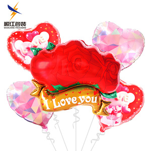 Globos de Helio de Aluminio con Forma de Corazón, con Diseño de Oso, para Graduación, Regreso a Clases, Día de San Valentín, Bodas, Ecológicos - Product Image 5