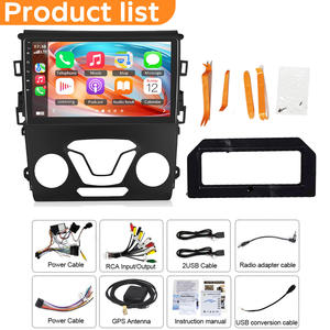 Autoradio Android 13 9 pouces pour <span class=keywords><strong>Ford</strong></span> Mondeo 2013-2016 Lecteur de navigation GPS pour <span class=keywords><strong>Ford</strong></span> Fusion Se Hybrid 2017 CarPlay sans fil - Product Image 6