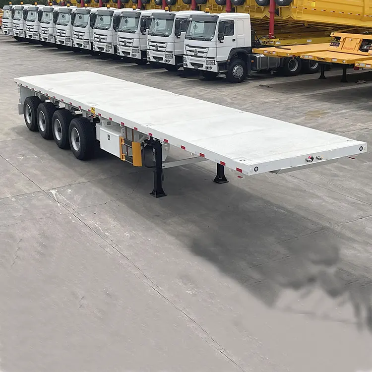 Đa mục đích container giường phẳng bán, b-đôi tandem trailer