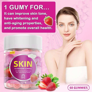Gomitas Multivitamínicas para Adultos con Glutatión y Colágeno para Aclarar la Piel, 2 Gomitas Diarias, Botella de 60 Unidades, Gran Venta - Product Image 5