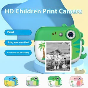Cámara de Impresión Instantánea para Niños y Niñas de 3 a 11 Años, Regalo de Cumpleaños Infantil, Juguete de Dinosaurio, MicroSD, Pantalla de 2.4 Pulgadas, Lente de 48MP - Product Image 6