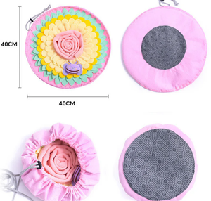 Tapis de reniflement pliable pour chien, jouet à friandises pour animaux de compagnie, tapis de recherche de nourriture à alimentation lente pour chiots, anti-stress, série Honey - Product Image 2