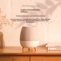 Diffuseur d'arômes ultrasonique en textile, humidificateur silencieux de bureau, diffuseur de parfum d'huiles essentielles pour la maison et la chambre