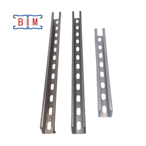 Canale Unistrut P1000T 1-5/8 X 1-5/8 Pollici 41X41X2.5mm Zincato Elettroliticamente con Struttura Scanalata ad Alta Resistenza - Product Image 6