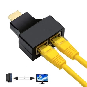Xput 30 M 1080P <span class=keywords><strong>HDMI</strong></span> Bộ Mở Rộng Cổng RJ45 Kép Bộ Mở Rộng <span class=keywords><strong>HDMI</strong></span> Sang Cổng Mạng RJ45 Kép Qua <span class=keywords><strong>Cat</strong></span> <span class=keywords><strong>5e</strong></span>/<span class=keywords><strong>6</strong></span> Bộ Chuyển Đổi Bộ Chuyển Đổi 30 Mét - Product Image 6