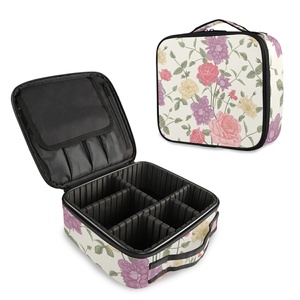Hawaiian Bags Hot Custom Print Portable <b>Makeup</b> Bag Travel Cosmetic Bags Multi-functional Cosmetic <b>Case</b> - Product Image 1