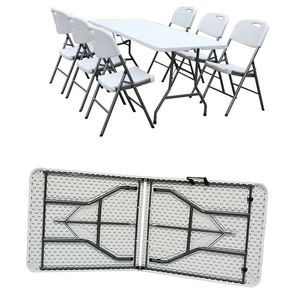Chaises pliantes en plastique blanches, économiques, pour l'extérieur, en métal, pour conférences, mariages, vente en gros - Product Image 3