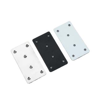 <b>Flat</b> Angle Bracket 180 Degree Multi Hole Corner Connector Cold Rolled Steel Furniture Fixing Support Plate Durable General Use - Product Image 1