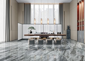Piastrelle in Ceramica di Lusso Moderne per Bagno e Pavimenti, Effetto Pietra per Soggiorno e Villa, Provenienti dal Guangdong - Product Image 6