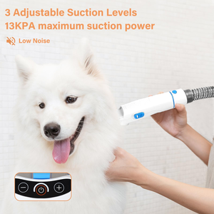 Dog Cat Shaver Trimmer Pet Vacuum Cleaner Clipper Brush Scissors Combs Portable Multifunctional Simple <b>ABS</b> Plastic Pet Beauty - Product Image 6