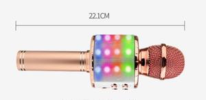 Vente chaude WS-858 <span class=keywords><strong>L</strong></span> Portatif A Mené Des Lumières Sans Fil Karaoké Micro USB Loisirs <span class=keywords><strong>Mike</strong></span> pour Enfants Chantant Micro - Product Image 6