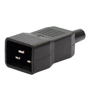 16A 20A C20 cao hiện tại thẳng AC Power <span class=keywords><strong>adapter</strong></span> nối rewireable C20 có thể tháo rời Ổ cắm điện jack - Product Image 1