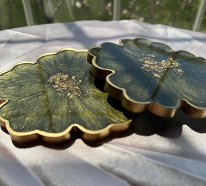 Most Selling Resin <b>Coaster</b> Set Handmade <b>Drink</b> <b>Coasters</b> With Holder For Home Kitchen Office Available For Sale - Product Image 3