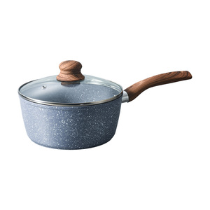 Maifan Stone <b>Cookware</b> <b>Set</b> Milk Pan Frying Pan Soup Pan Flat Bottom Wok Non Stick Pot 7 Piece <b>Set</b> - Product Image 1