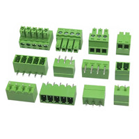 Conector PCB de paso de 2.54mm, 3.5mm, 3.81mm, 5.0mm, 5.08mm, 7.62mm, 9.5mm, 11mm, 2-24 pines, bloque de terminales de cobre verde para PCB, 300V YXY