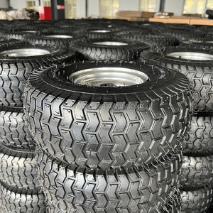 NINGSHUO NSPM7054 <span class=keywords><strong>Roue</strong></span> pneumatique de haute qualité 15x6.00-6 Roues de <span class=keywords><strong>brouette</strong></span> de chariot à sac avec alésage de 20mm Pneus de tondeuse à gazon - Product Image 3