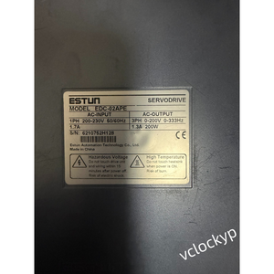 1 pièce d'occasion, testée à 100 %, pilote de moteur servo Estun EDC-02APE, expédié par DHL ou EMS - Product Image 2