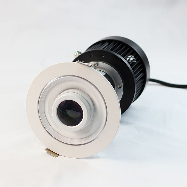 Hidden Installation LED Gobo Projector Build in Ceiling Embedded Laser logo Projector 40W 50W 60W 80W 100W