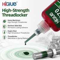 Colle filetante verte haute résistance 270, 50 ml, anti-desserrage permanent, anti-vibration pour machines lourdes, tous métaux M20 à M25