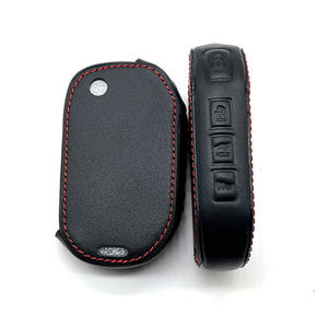 Coque de protection de clé de voiture en cuir à 4 boutons pour <span class=keywords><strong>Kia</strong></span> Sportage Ceed <span class=keywords><strong>Xceed</strong></span> Sports K5 Seltos 2019 2020 <span class=keywords><strong>2022</strong></span> 2023 Accessoires - Product Image 3
