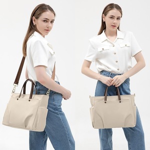 Bolso para ordenador portátil de un hombro para mujer, maletín portátil de gran capacidad, de un hombro bolso cruzado, bolso con <span class=keywords><strong>forro</strong></span> de 15,6 pulgadas - Product Image 1