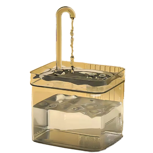 Dispenser air kucing plastik padat otomatis, pemanas suhu konstan mangkuk hewan peliharaan sumber pengisian daya untuk kucing dan anjing - Product Image 1