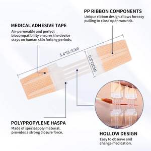 Cerotto adesivo trasparente per la chiusura delle ferite, tipo <span class=keywords><strong>Steri</strong></span>-Strip. - Product Image 3