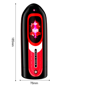 Male <b>Masturbator</b> with Blue and Red LED Lights Automatic Rotation Thrusting Modes for Adult Stimulation - Product Image 2