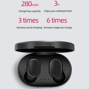 Auriculares Bluetooth <span class=keywords><strong>A6S</strong></span> TWS para Teléfono Móvil, Auriculares Inalámbricos <span class=keywords><strong>Airdots</strong></span>, Auriculares Estéreo, Mini Auriculares - Product Image 2