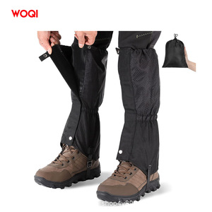 Polainas de Senderismo WOQI Negras Unisex, Impermeables, Transpirables, Protección contra la Nieve para Hombres y Mujeres, Equipo de Aventura al Aire Libre - Product Image 4
