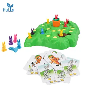 Huiye dama di coniglio per bambini giocattolo trappola per scacchi giocattolo interattivo coniglietto Cross Country Gam apprendimento precoce scheda per bambini Ga